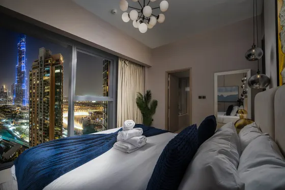 Expansive 7-Bed Apartment Overlooking Burj & Fountains