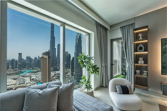 High-Rise Haven, Burj/Fountain View - Vast Outdoor