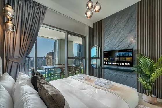 High-Rise Haven, Burj/Fountain View - Vast Outdoor