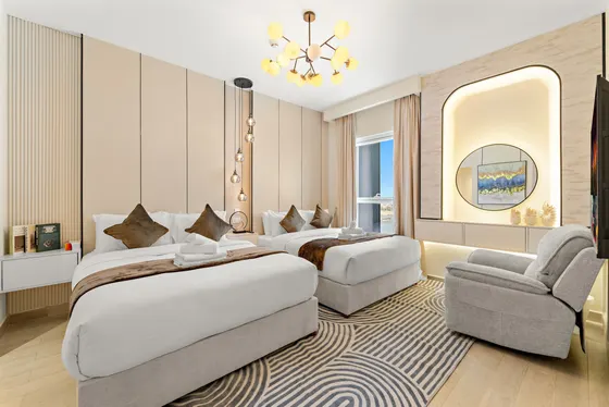 Desert Key 2BR Luxe Oasis – Ferrari World & Yas Mall