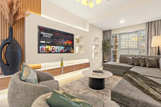 Desert Key | Luxe 3BR + Maid in Radiant Boulevard