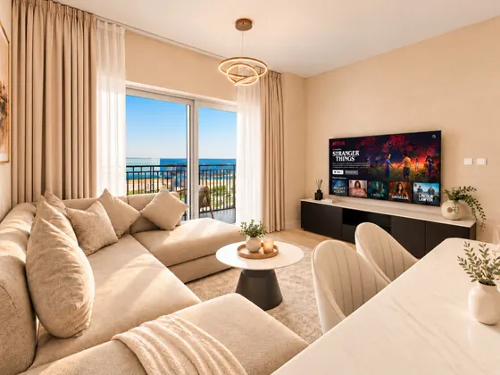 Desert Key Modern 2BR Stay – Yas Mall & Ferrari