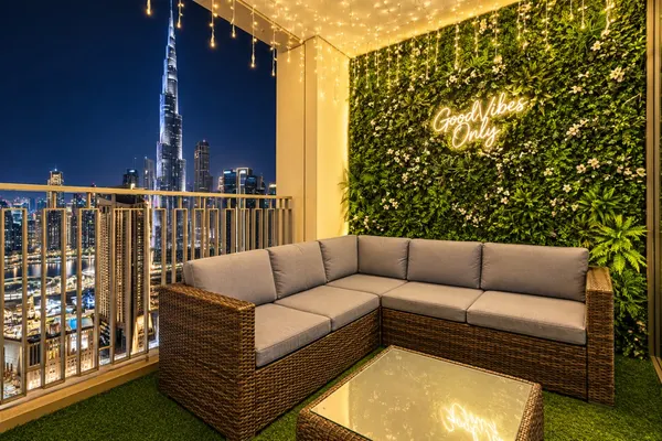 High Floor, Burj/Fountain View, Massive Patio