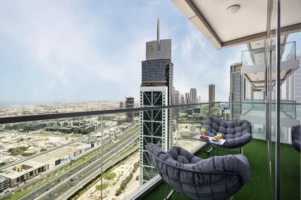 Supreme Infinity Pool with Burj Khalifa Views