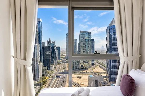 Dive Into Luxury: Infinity Pool w/ Burj View