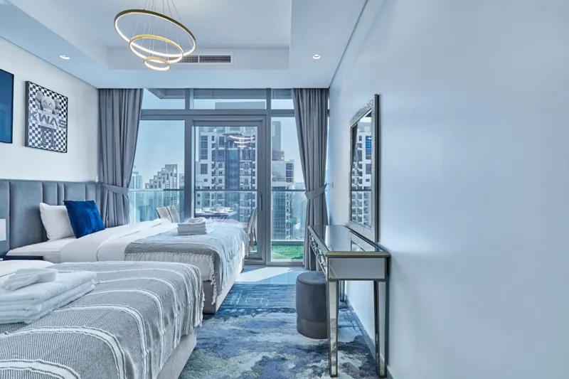 Famous Infinity Pool, Burj Khalifa View, King Bed