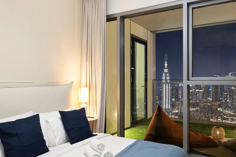 High Floor, Burj/Fountain View, Massive Patio