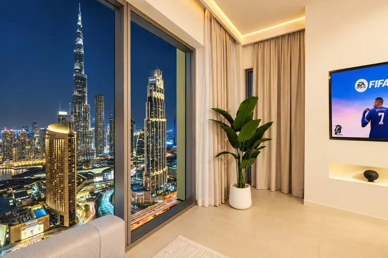 High Floor, Burj/Fountain View, Massive Patio