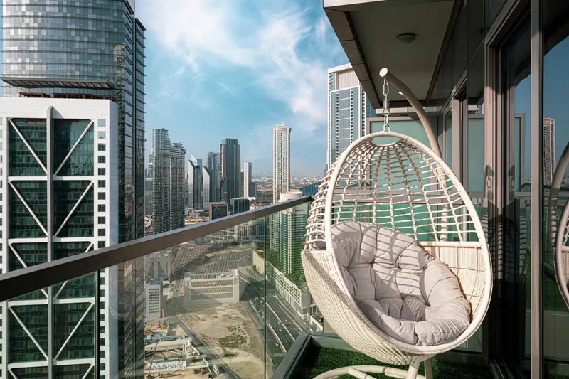 Breathtaking Infinity Pool With Burj Khalifa Views