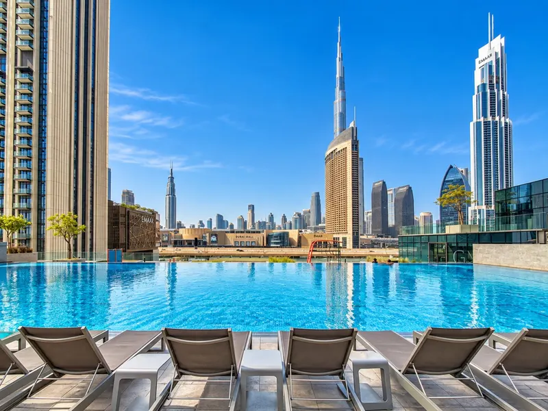 Elevated Living, Burj/Fountain View - Large Patio