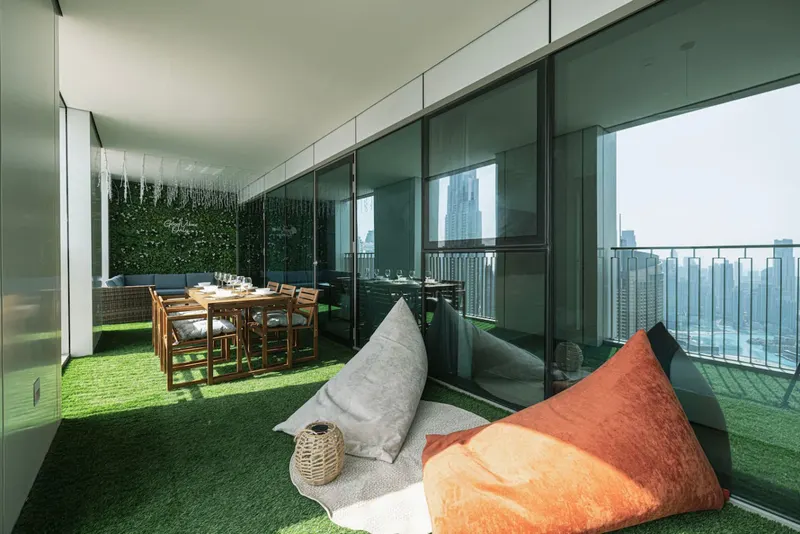 Elevated Living, Burj/Fountain View - Large Patio