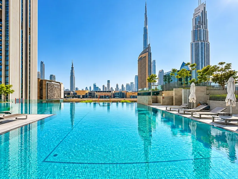 Elevated Living, Burj/Fountain View - Large Patio