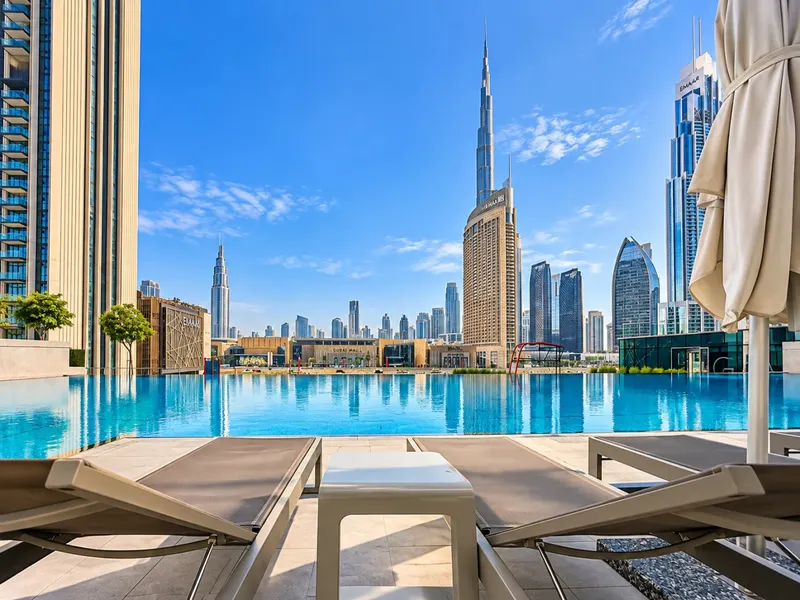 Elevated Living, Burj/Fountain View - Large Patio