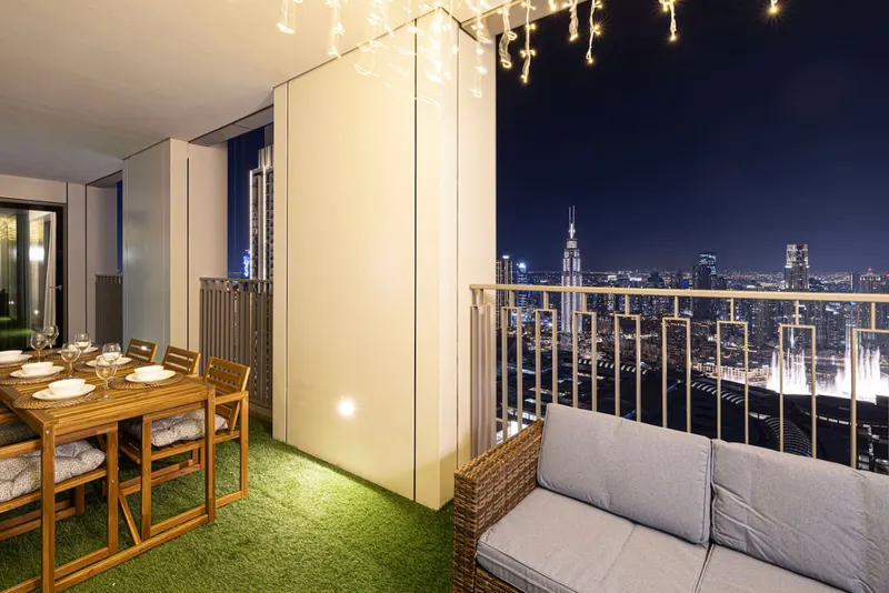 Elevated Living, Burj/Fountain View - Large Patio