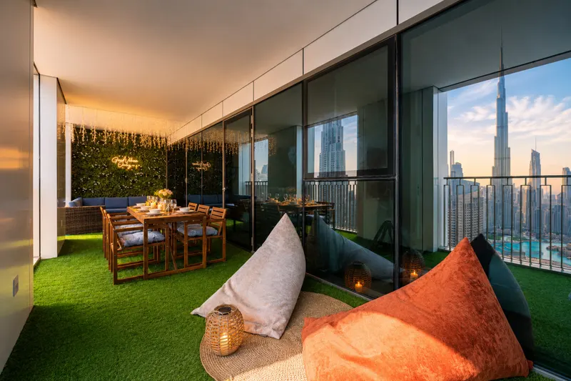 Elevated Living, Burj/Fountain View - Large Patio