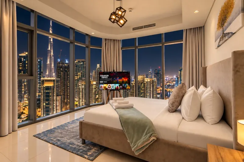 Skyline Serenity - Burj Khalifa w/ Infinity Pool