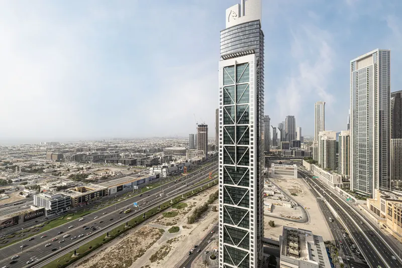 Supreme Infinity Pool with Burj Khalifa Views