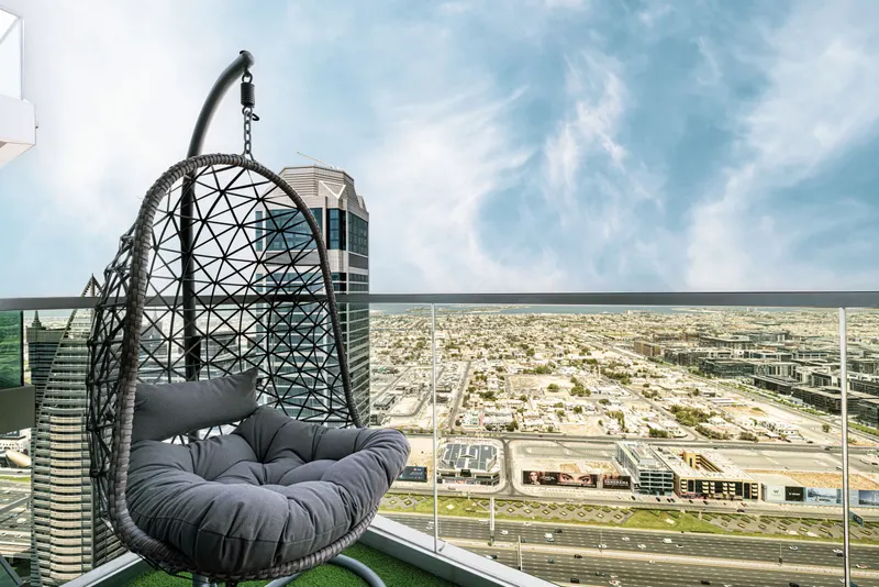 Supreme Infinity Pool with Burj Khalifa Views