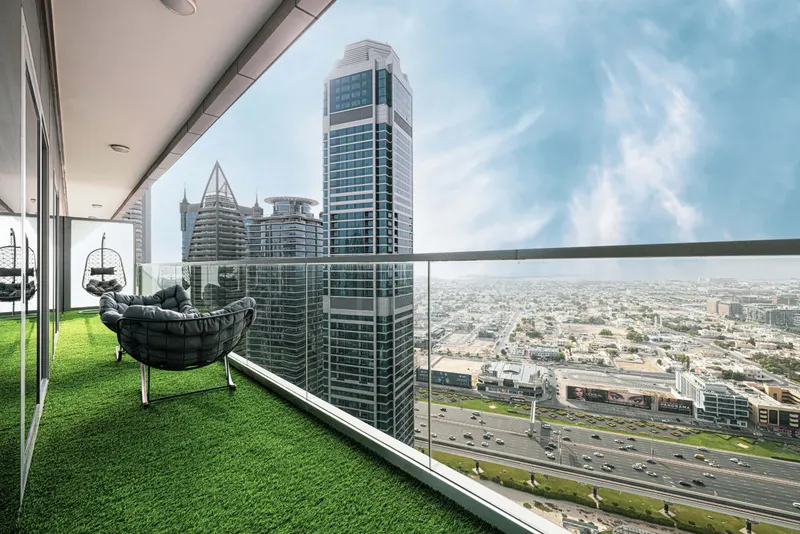 Supreme Infinity Pool with Burj Khalifa Views