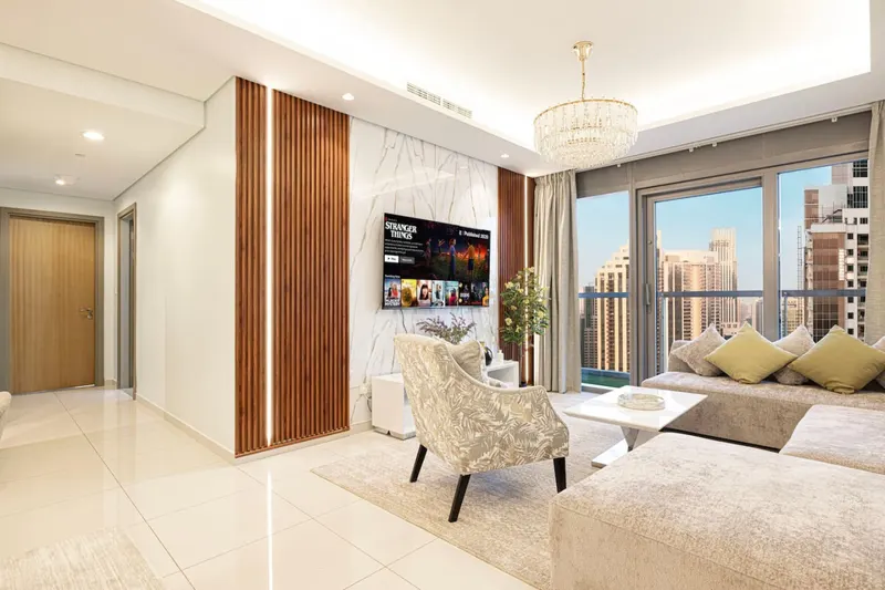 Expansive Private Patio-Infinity Pool/Burj Khalifa