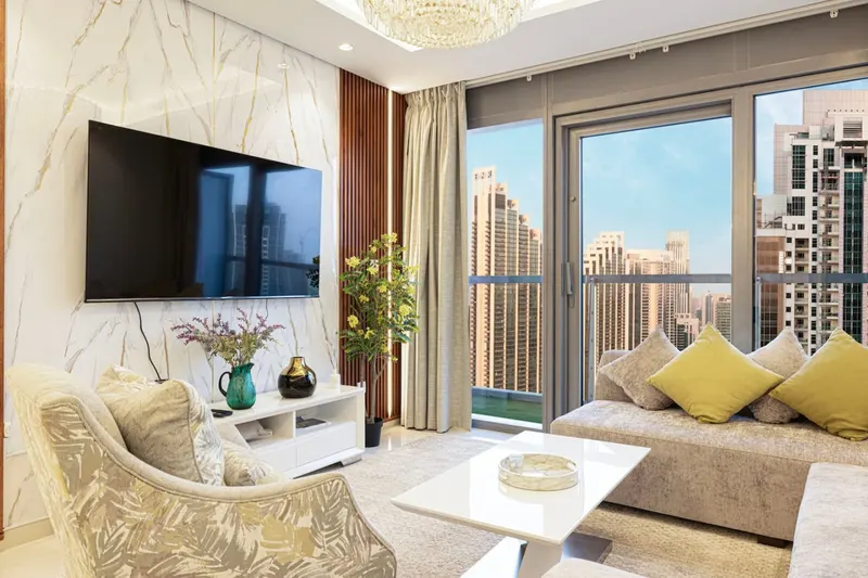 Expansive Private Patio-Infinity Pool/Burj Khalifa