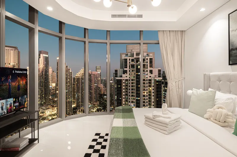 Modern High-Rise Escape - Infinity Pool /Burj View
