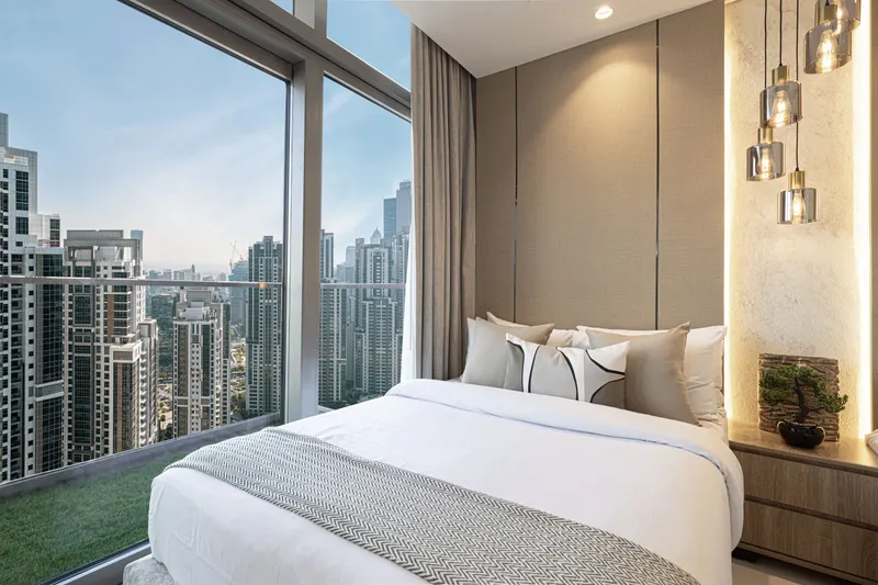 Chic 2BR Getaway - Infinity Pool & Burj Khalifa