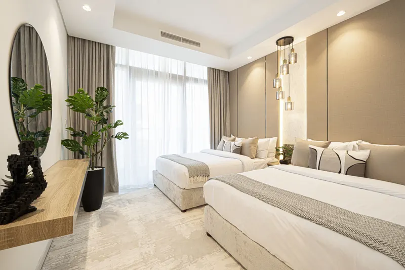 Chic 2BR Getaway - Infinity Pool & Burj Khalifa