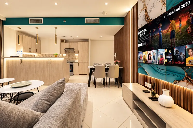 Modern 1BR Paradise - Beach & Infinity Pool Access