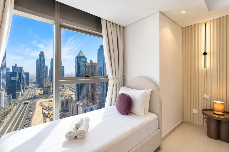 Dive Into Luxury: Infinity Pool w/ Burj View