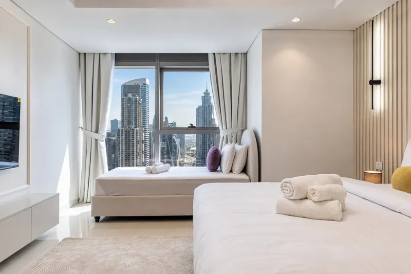 Dive Into Luxury: Infinity Pool w/ Burj View