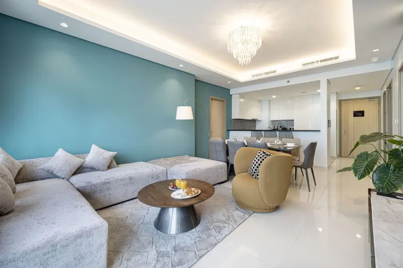 Radiant 3BR Apt w/ Seaview-Infinity Pool/BurjViews