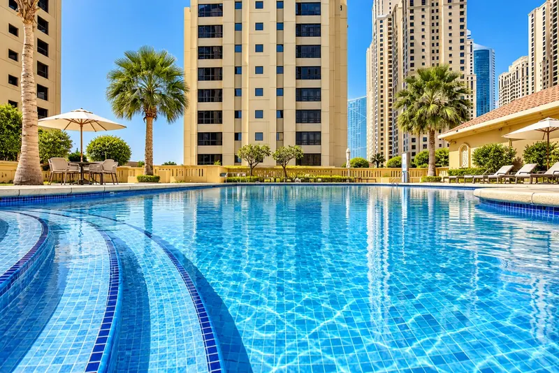 2BR Dubai Eye View Unit - Beach & Steps to Marina