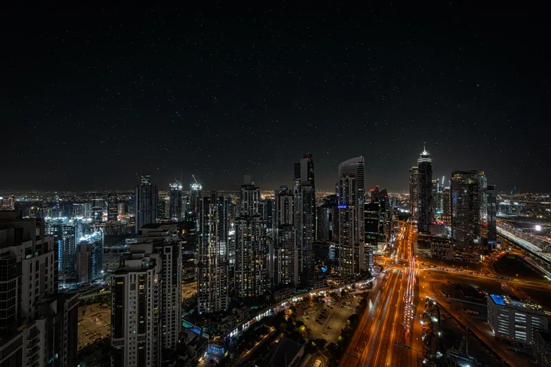 Prestige Infinity Pool with Burj Khalifa Views