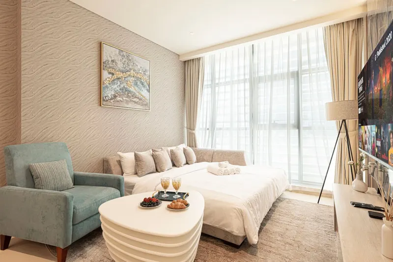 1BR Tranquil Retreat -Beach & Infinity Pool Access