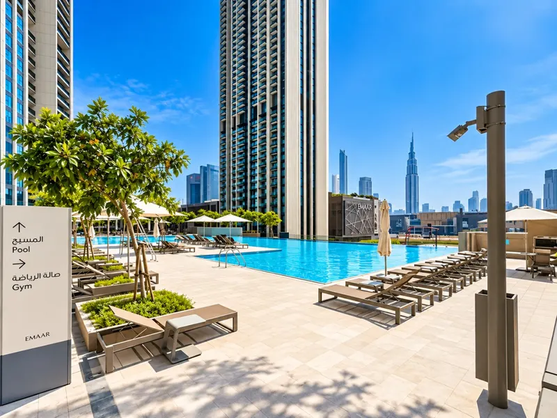 High-Rise Haven, Burj/Fountain View - Vast Outdoor