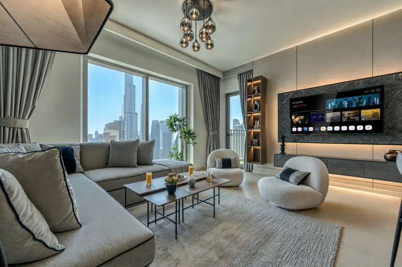 High-Rise Haven, Burj/Fountain View - Vast Outdoor