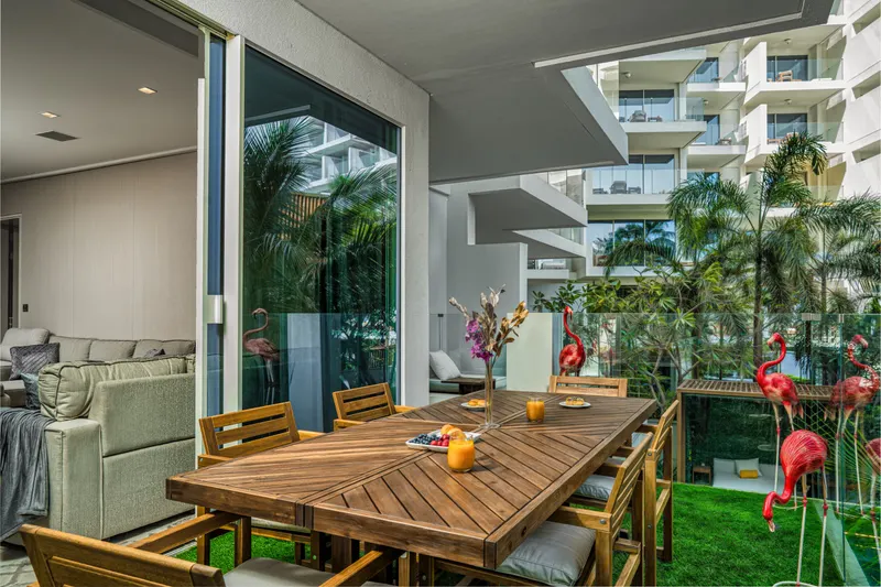 FIVE Palm Apt | Garden View + Pool/Beach Access