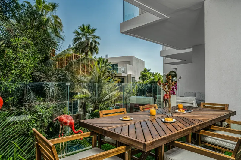 FIVE Palm Apt | Garden View + Pool/Beach Access