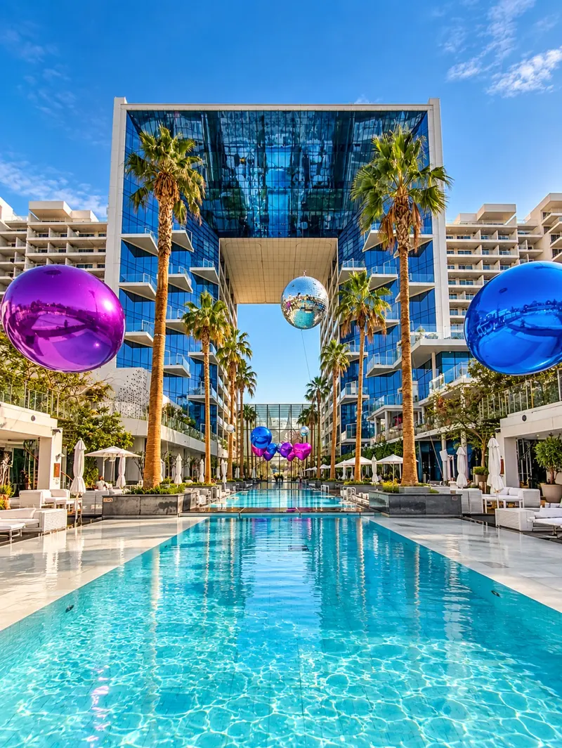 FIVE PALM Gateway | View + Pool & Beach Access