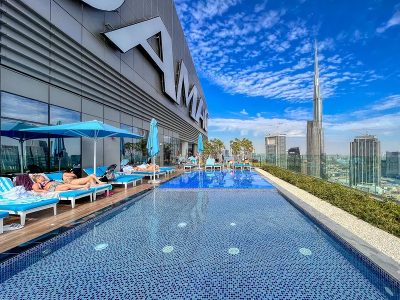Sleek Luxe Haven - Infinity Pool I Burj Khalifa