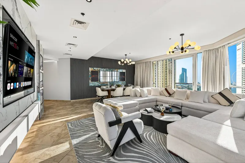 JBR Tropical Escape: Amazing Sea Views, Pool & Gym