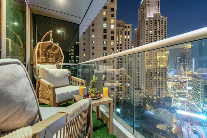 JBR Tropical Escape: Amazing Sea Views, Pool & Gym