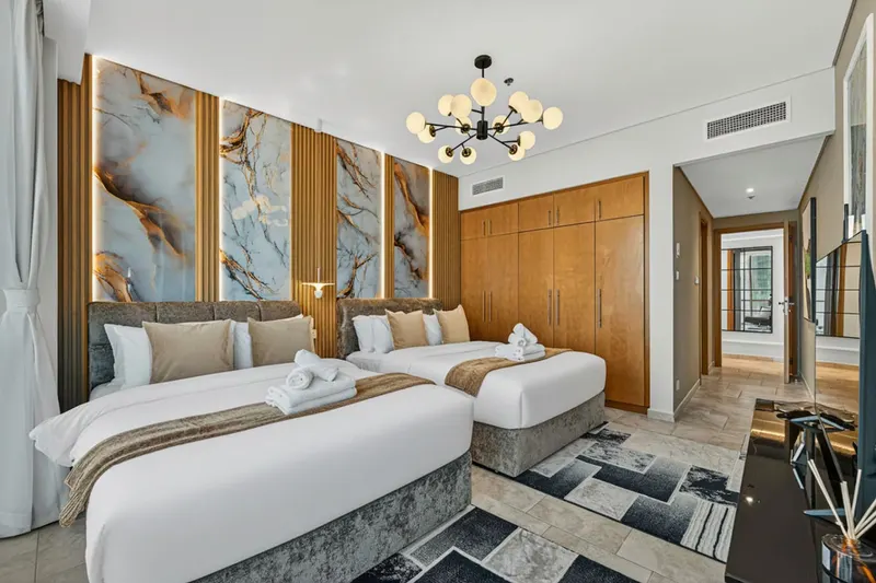 JBR Tropical Escape: Amazing Sea Views, Pool & Gym