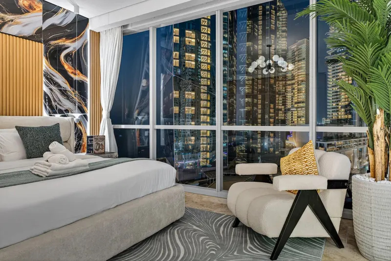 JBR Tropical Escape: Amazing Sea Views, Pool & Gym