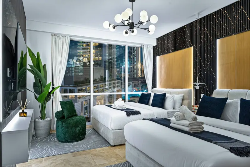 JBR Tropical Escape: Amazing Sea Views, Pool & Gym