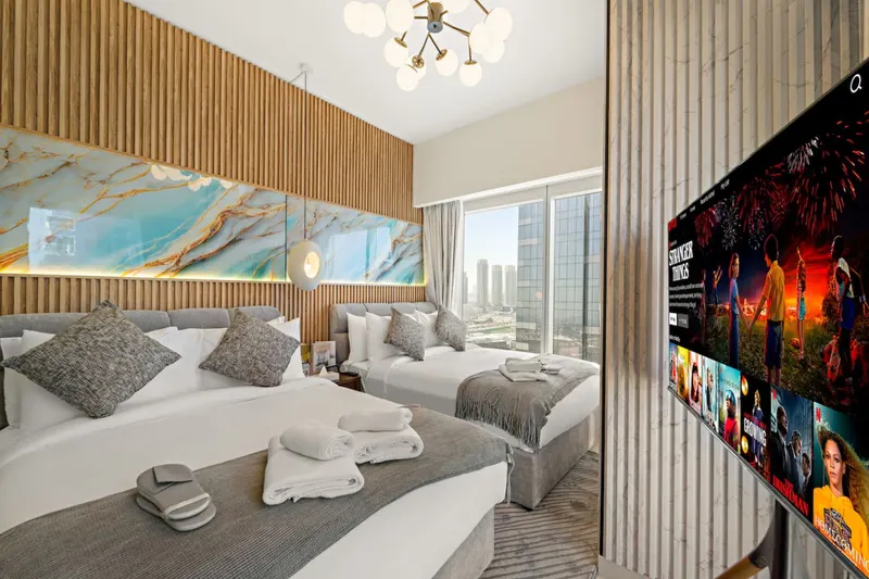 Luxe Hideout in Gate Tower | Pool & Gym
