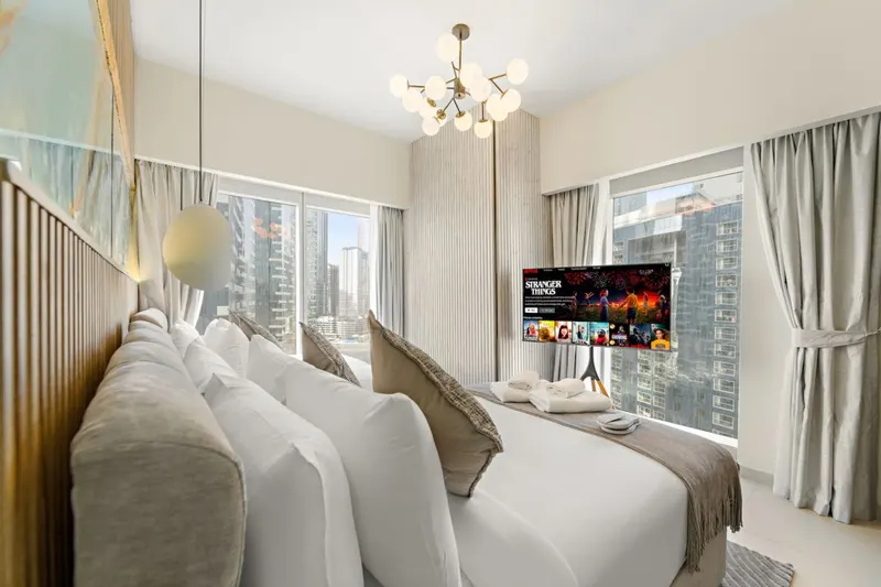 Luxe Hideout in Gate Tower | Pool & Gym