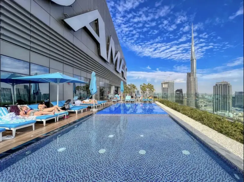 Majestic Infinity Pool - Burj Khalifa Views