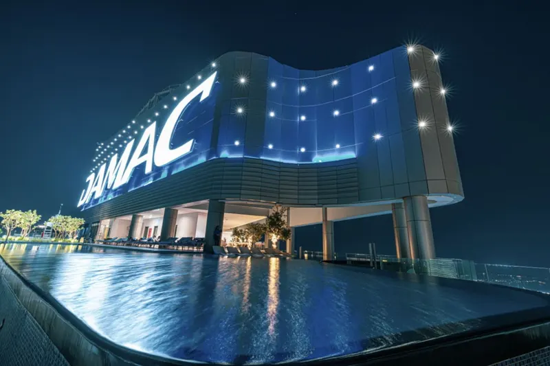 Signature Infinity Pool with Burj Khalifa Views